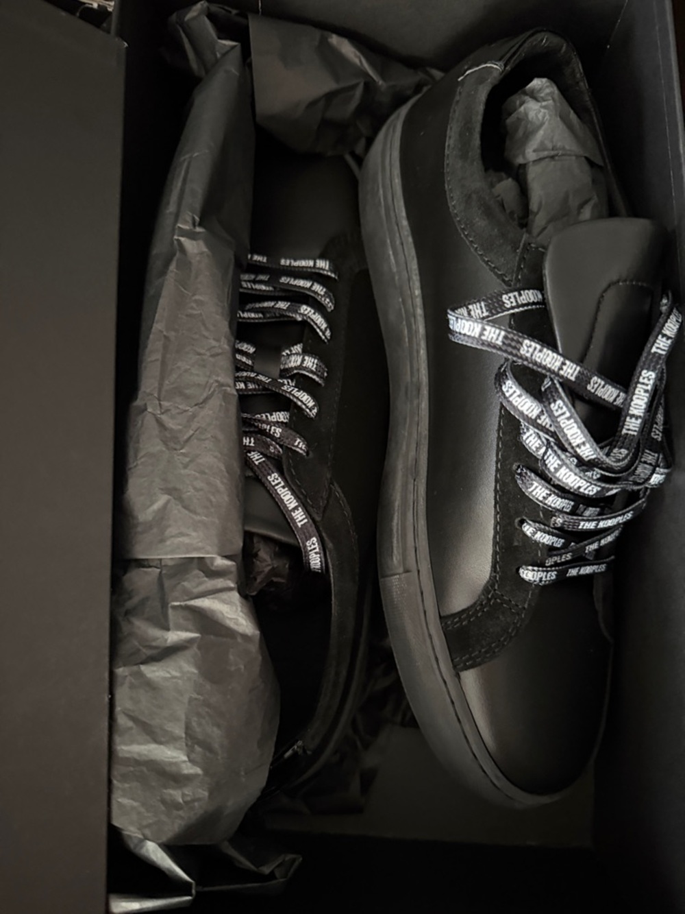 ‼️‼️HOLD DO MOT BUY‼️The Kooples Black Low-Top Logo Lace Sneakers. For Sami.